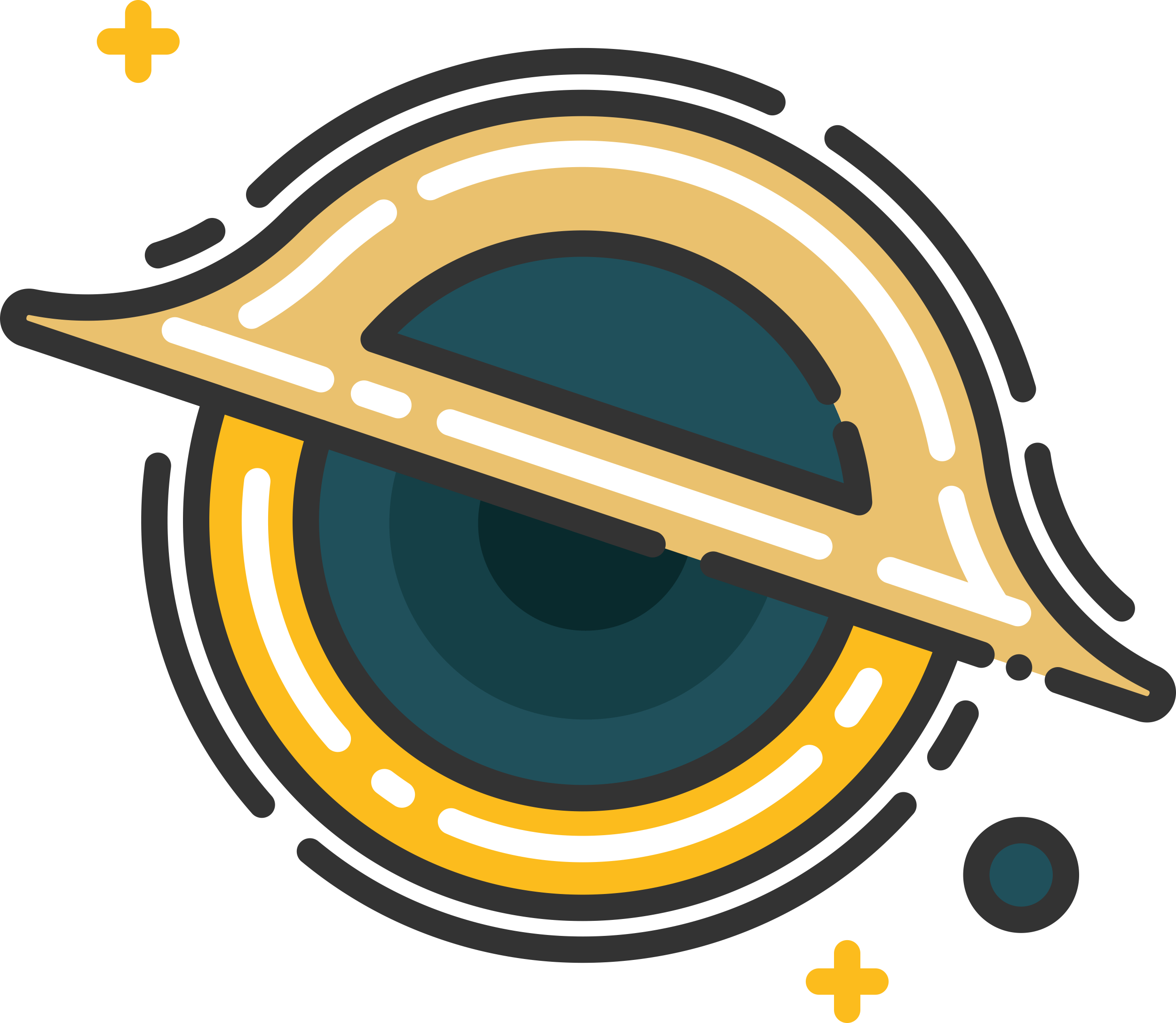 Black Hole Outline Icon Svg Set Free Vectors